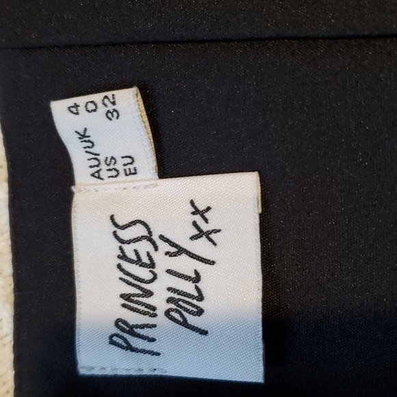 Princess Polly black bra mini dress size 0 cotton blend. Like new - Picture 6 of 8